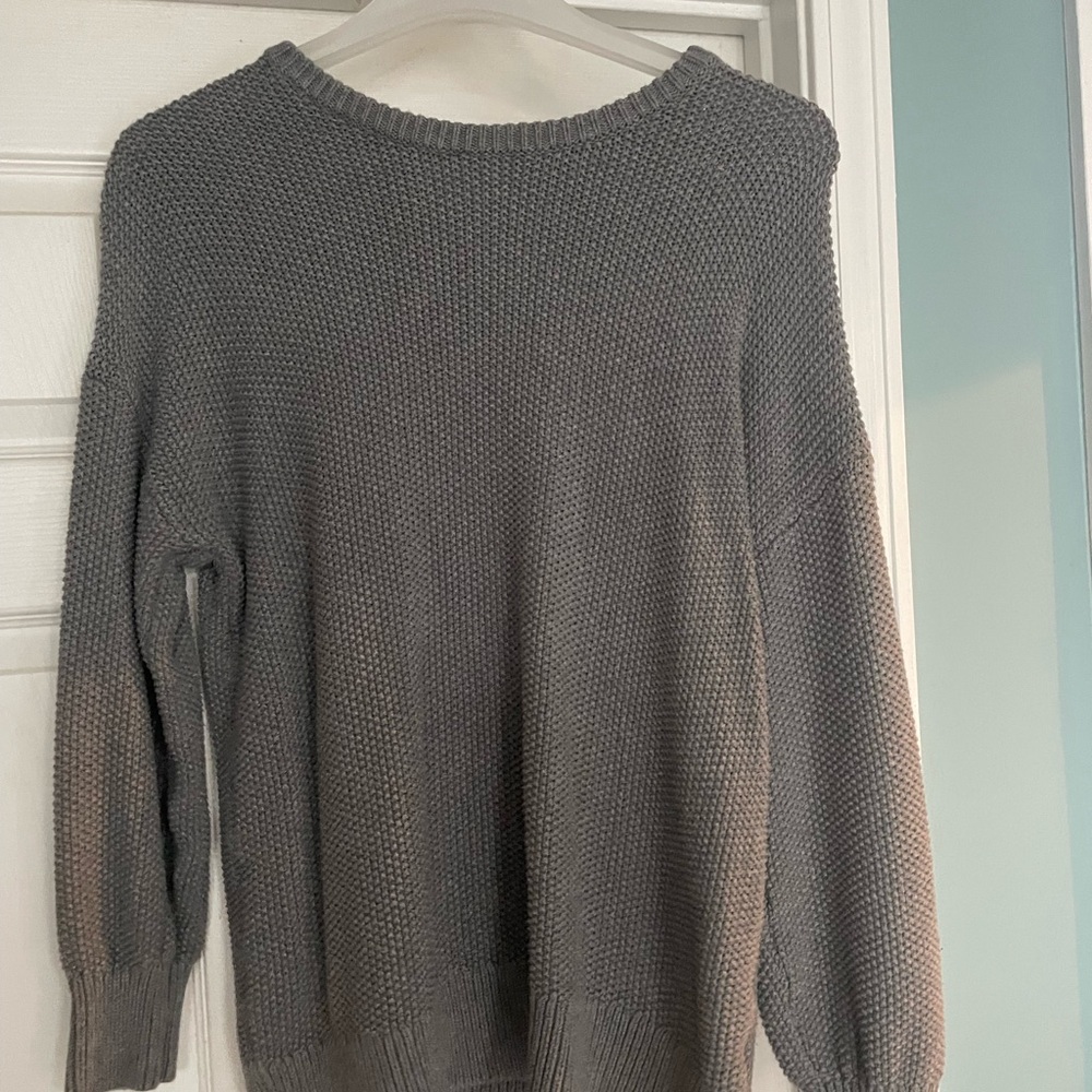 Cozy Gray Knit Sweater
